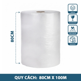 Cuộn Xốp Hơi 80cm x 100m