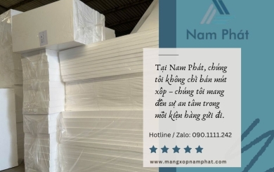 Xưởng sản xuất màng PE foam, xốp tấm EPS và màng co uy tín tại TP.HCM