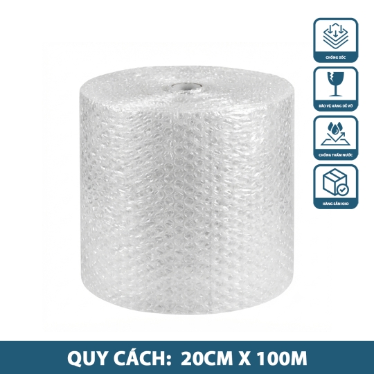Cuộn Xốp Hơi 20cm x 100m